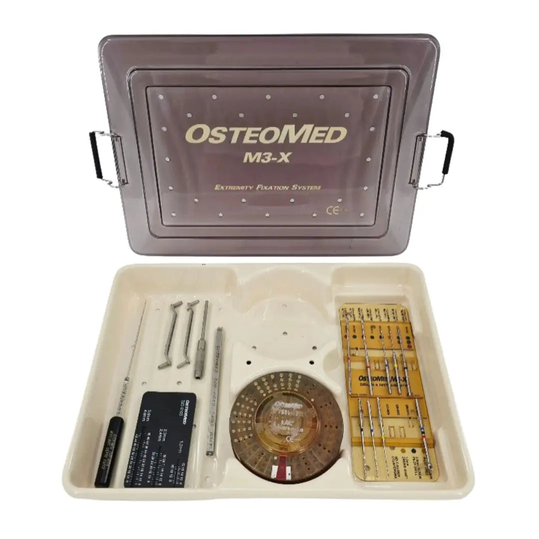 OsteoMed M3-X Extremity Fixation System Instrument Implant Set OsteoMed