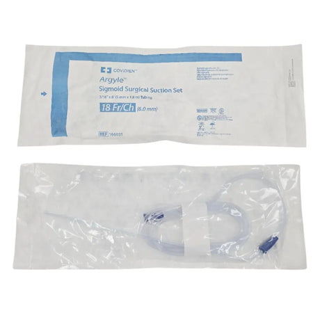 Covidien 166031 Argyle Sigmoid Surgical Suction Set 18Fr./Ch 3/16" x 6' Tubing Covidien