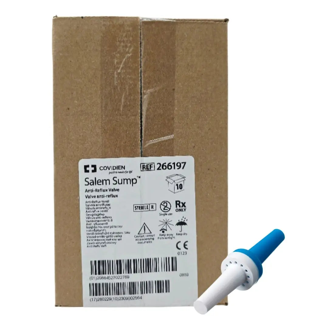KENDALL Argyle M-Sump Tube With Anti-Reflux Valve – 14Fr, 48in, PVC, Sterile, 1 Count