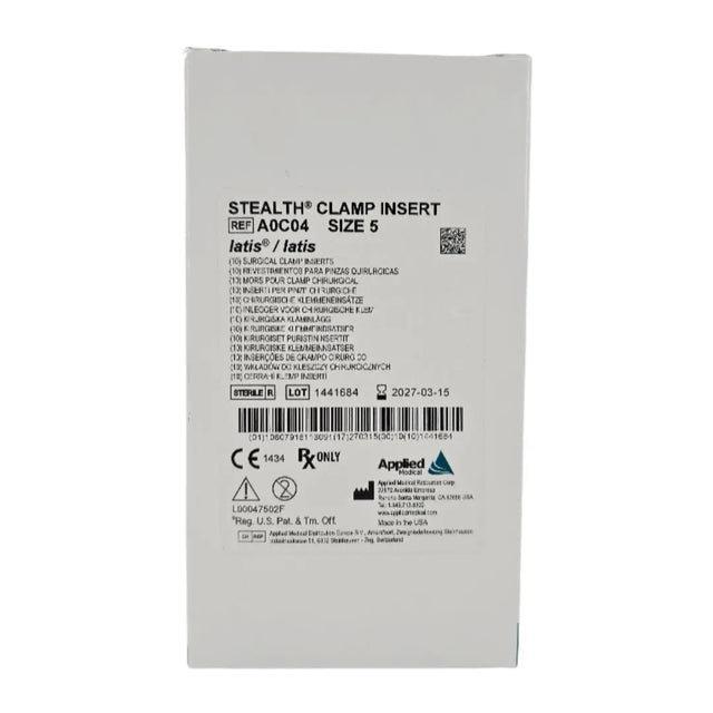 Applied Medical A0C04 Stealth latis Clamp Insert Size 5 BX/10 Applied Medical