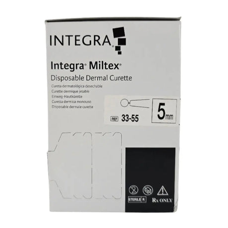 Integra Miltex 33-55 Disposable Dermal Curette 5mm BX/50 Integra Miltex