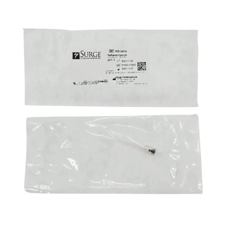 Surge Cardiovascular PER-3001S Perfusion Cannula One-Way, 3mm, Blunt Tip Surge Cardiovascular