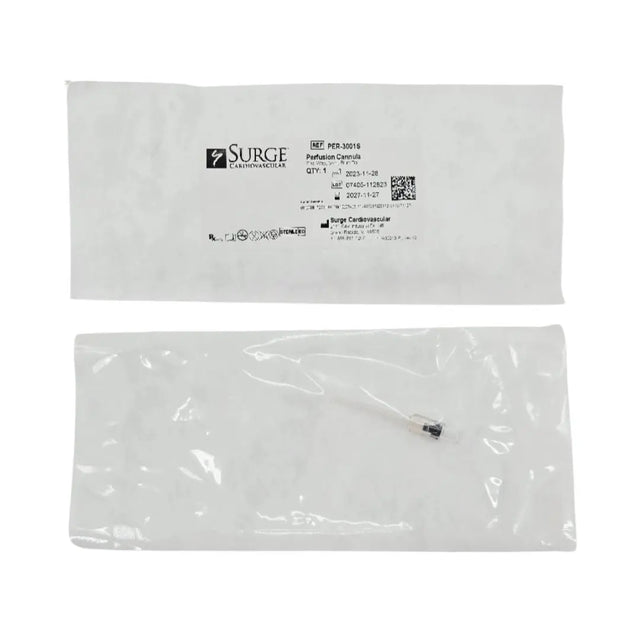 Surge Cardiovascular PER-3001S Perfusion Cannula One-Way, 3mm, Blunt Tip Surge Cardiovascular