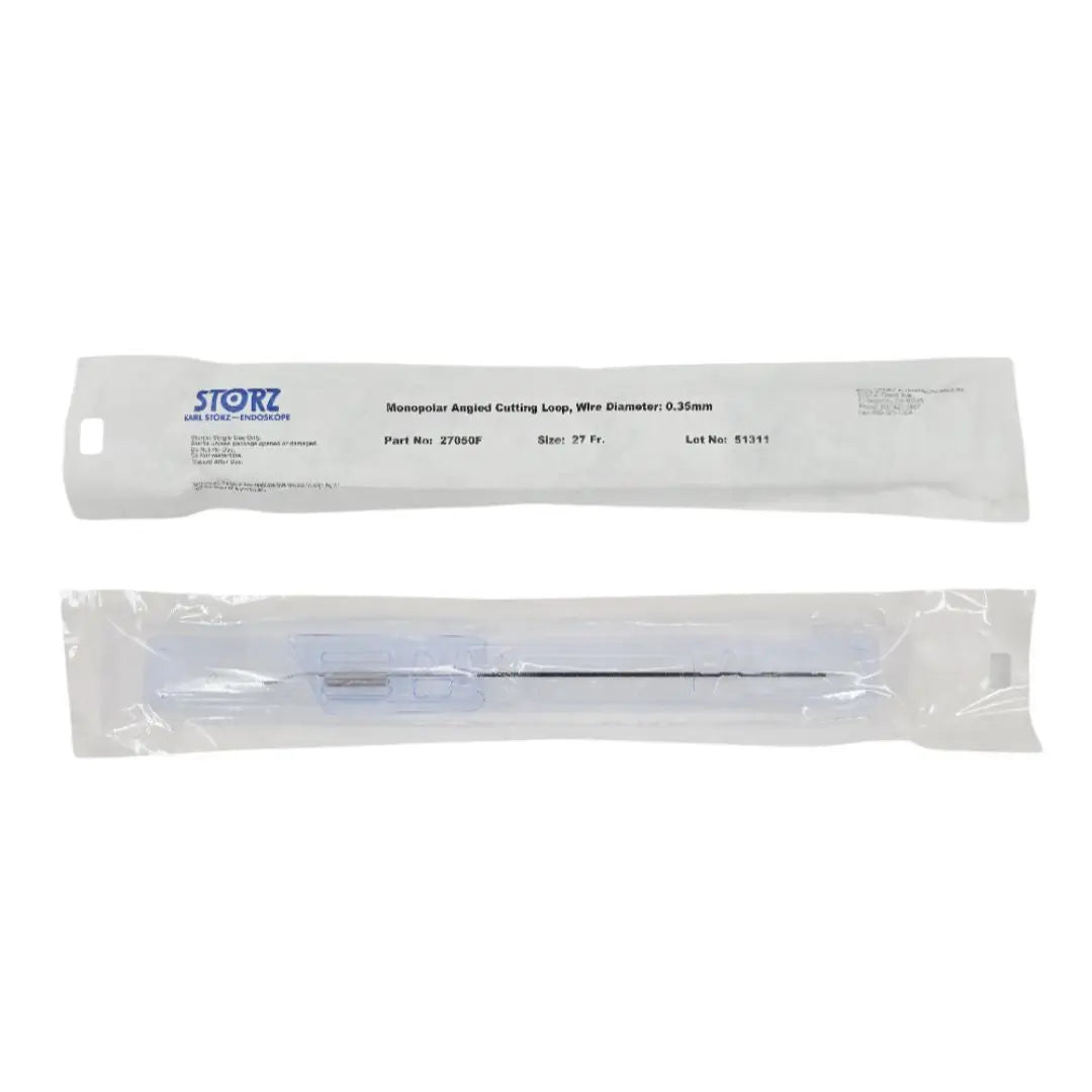 Karl Storz 27050F 27Fr. Monopolar Angled Cutting Loop, 0.35mm Wire Diameter Karl Storz