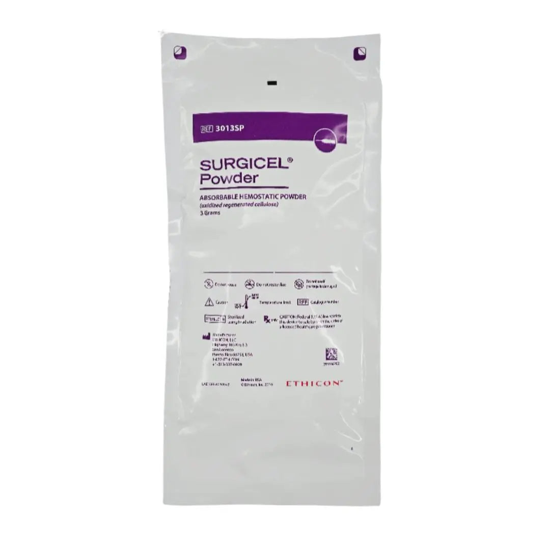 Absorbable Powder Ethicon 3013SP SURGICEL Powder Absorbable Hemostatic Powder 3 Grams ...