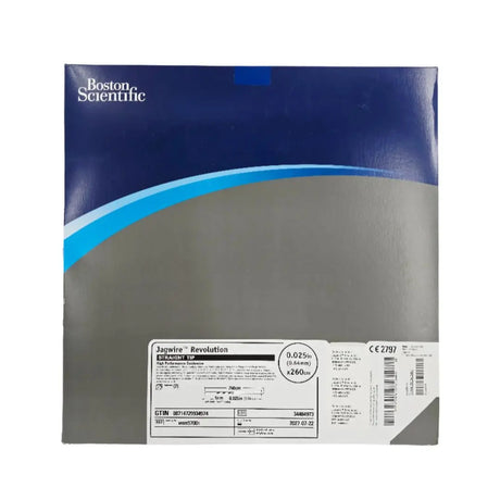 Boston Scientific M00557001 Jagwire Revolution High Performance Guidewire Straight Tip 0.025" x 260cm BX/2 Boston Scientific