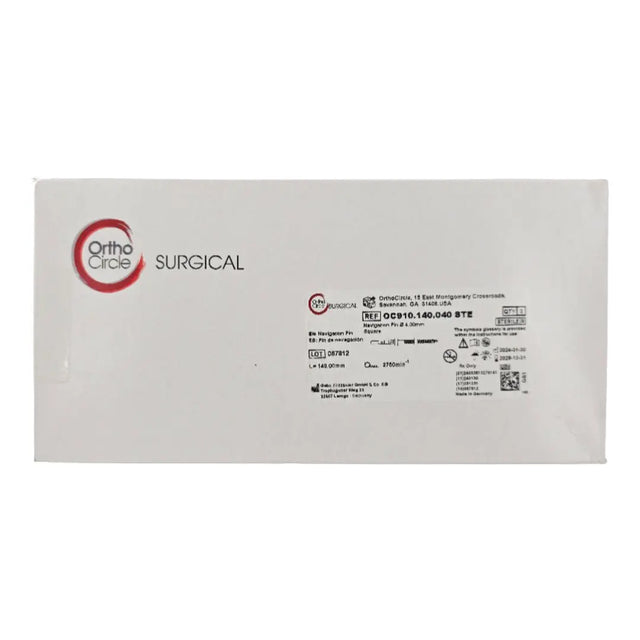 OrthoCircle OC910.140.040 STE Navigation Pin 4.00mm Square Guide Pin/Screw BX/2 OrthoCircle