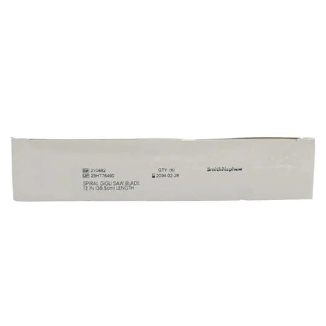 Smith & Nephew 210482 Spiral Gigli Saw Blade 12" BX/6 Smith & Nephew, Inc.