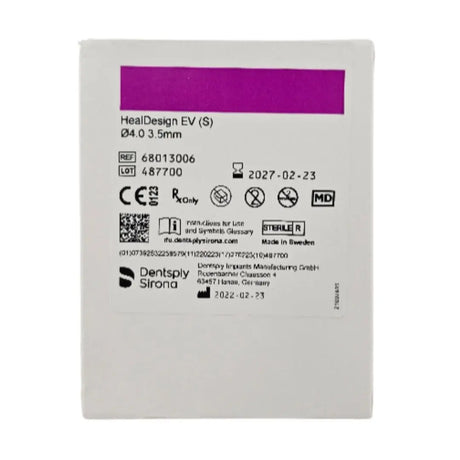 Dentsply Implants Manufacturing 68013006 HealDesign EV (S) Ø4.0 3.5mm DS Implants