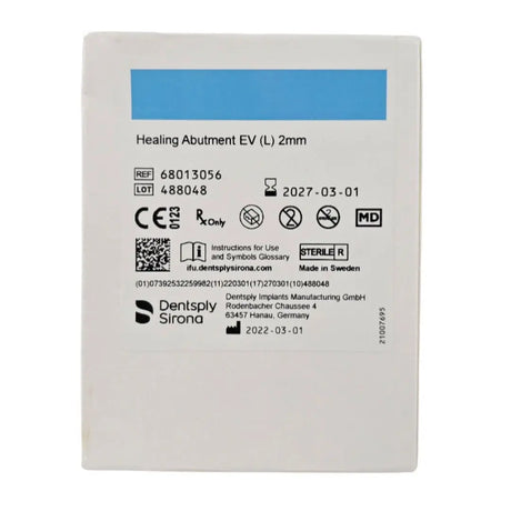 Dentsply Implants Manufacturing 68013056 Healing Abutement EV (L) 2mm DS Implants