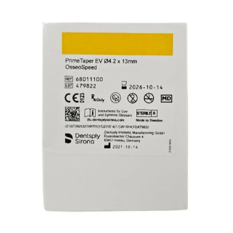 Dentsply Implants Manufacturing 68011100 Primetaper Ev Dentsply Implants Manufacturing