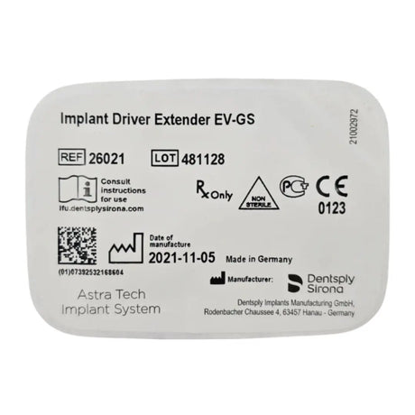 Dentsply Implants Manufacturing 26021 Implant Driver Extender EV-GS Astra Tech Implant System Dentsply Implants Manufacturing