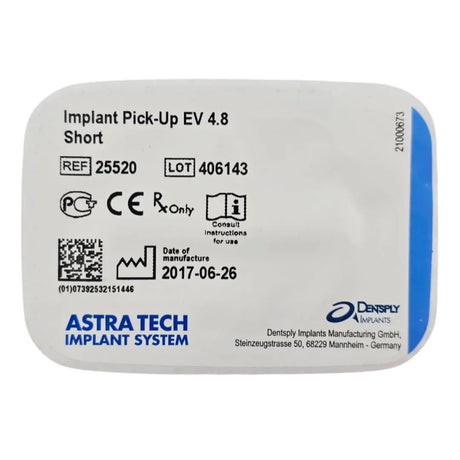 Dentsply Implants Manufacturing 25520 Implant Pick-Up EV 4.8 Short Astra Tech Implant System Dentsply Implants Manufacturing