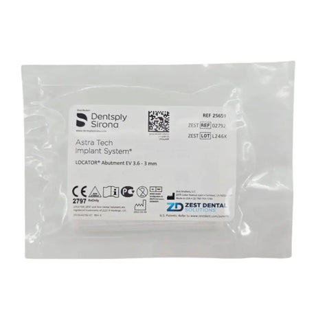 Zest Anchors 02792 LOCATOR Abutement EV 3.6 3mm Dentsply Sirona Astra Tech Implant System Zest Anchors