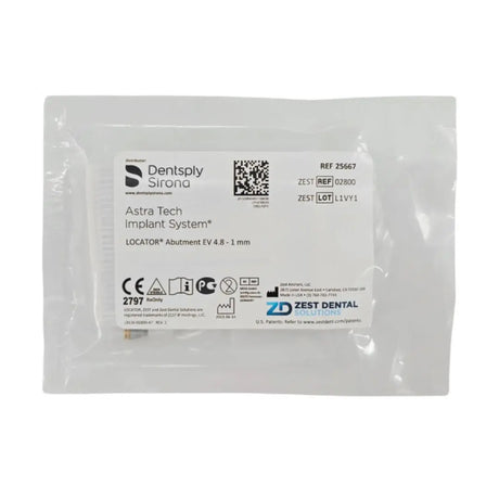 Zest Anchors 02800 LOCATOR Abutement EV 4.8 1mm Dentsply Sirona Astra Tech Implant System Zest Anchors