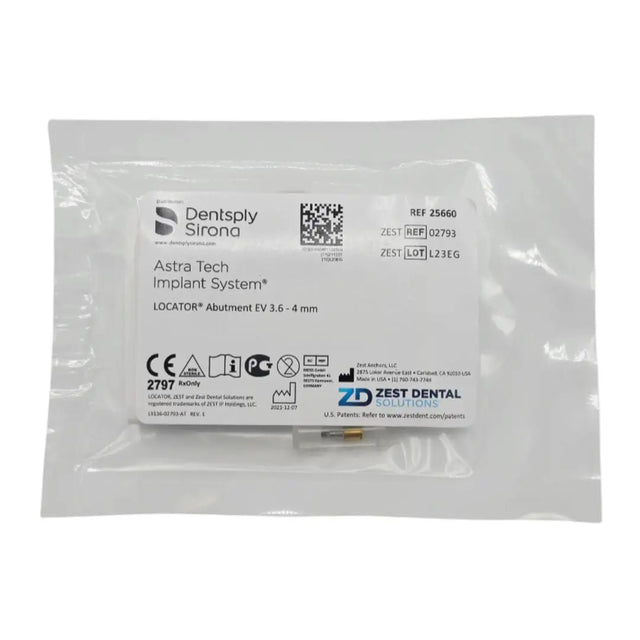 Zest Anchors 02793 LOCATOR Abutment EV 3.6 - 4mm Dentsply Sirona Astra Tech Implant System Zest Anchors