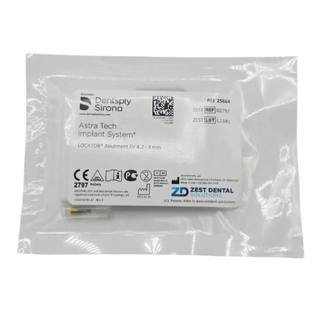 Zest Anchors 02797 LOCATOR Abutment EV 4.2 - 3mm Dentsply Sirona Astra Tech Implant System Zest Anchors