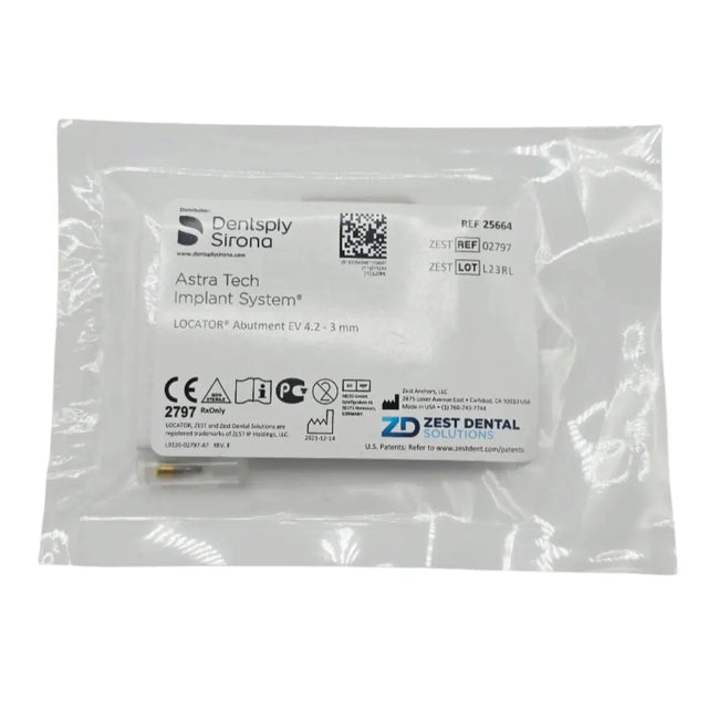 Zest Anchors 02797 LOCATOR Abutment EV 4.2 - 3mm Dentsply Sirona Astra Tech Implant System Zest Anchors