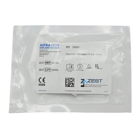 Zest Anchors 02790 LOCATOR Abutment EV 3.6 - 1mm Dentsply Sirona Astra Tech Implant System Zest Anchors
