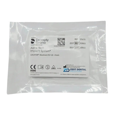 Zest Anchors 02803 LOCATOR Abutment EV 4.8 - 4mm Dentsply Sirona Astra Tech Implant System Zest Anchors
