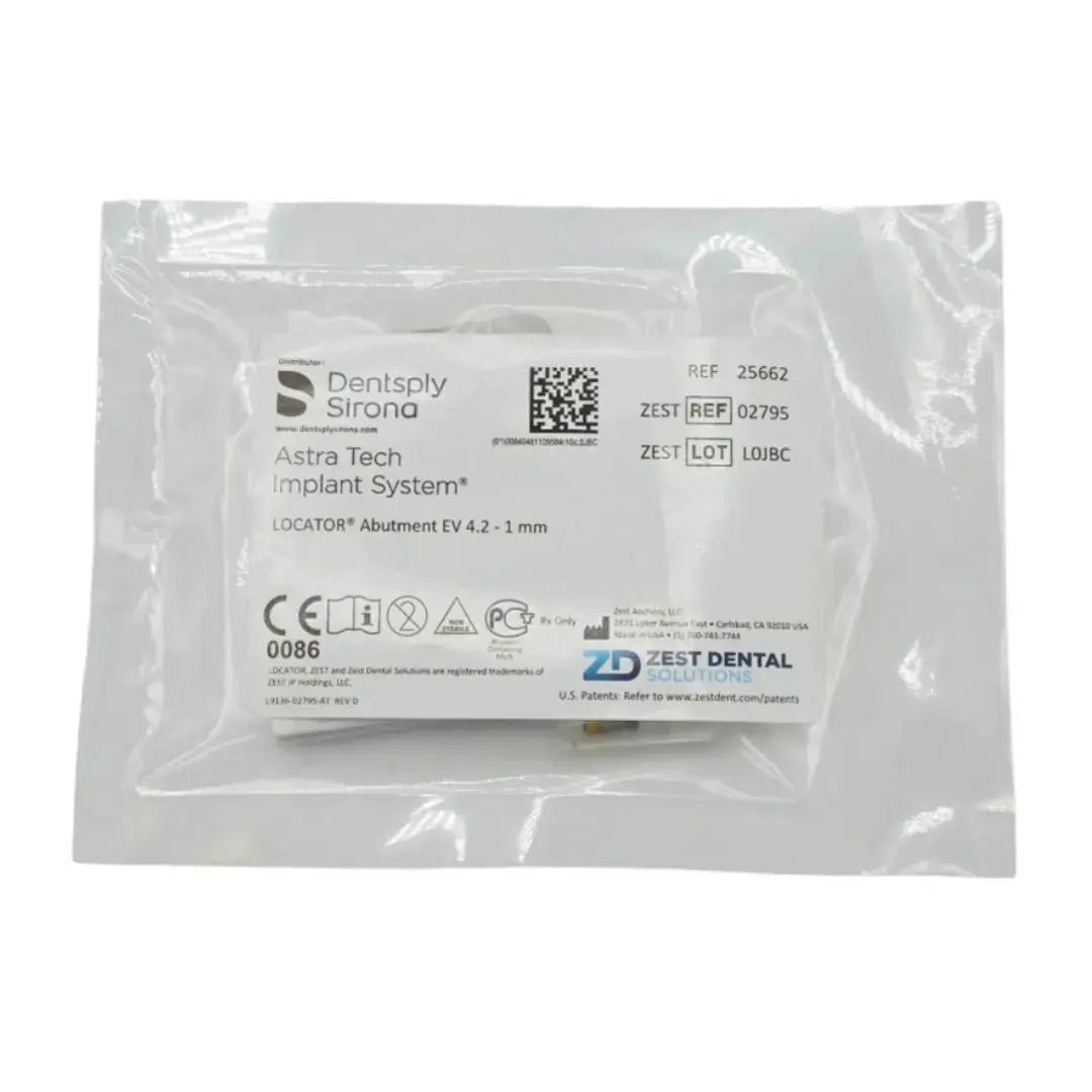 Zest Anchors 02795 LOCATOR Abutment EV 4.2 - 1mm Dentsply Sirona Astra Tech Implant System Zest Anchors