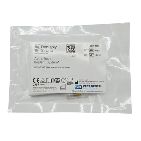 Zest Anchors 02804 LOCATOR Abutment EV 4.8 - 5mm Dentsply Sirona Astra Tech Implant System Zest Anchors