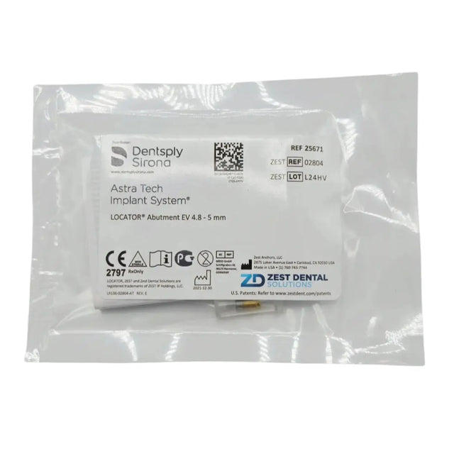 Zest Anchors 02804 LOCATOR Abutment EV 4.8 - 5mm Dentsply Sirona Astra Tech Implant System Zest Anchors