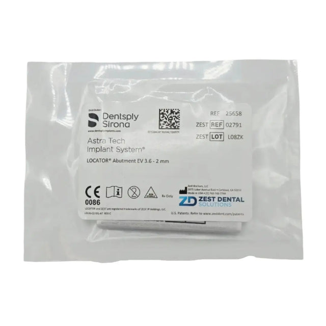 Zest Anchors 02791 LOCATOR Abutment EV 3.6 - 2mm Dentsply Sirona Astra Tech Implant System Zest Anchors