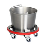Midcentral Medical MCM-540 Stainless Steel Kick Bucket 12 qt. bucket Midcentral Medical