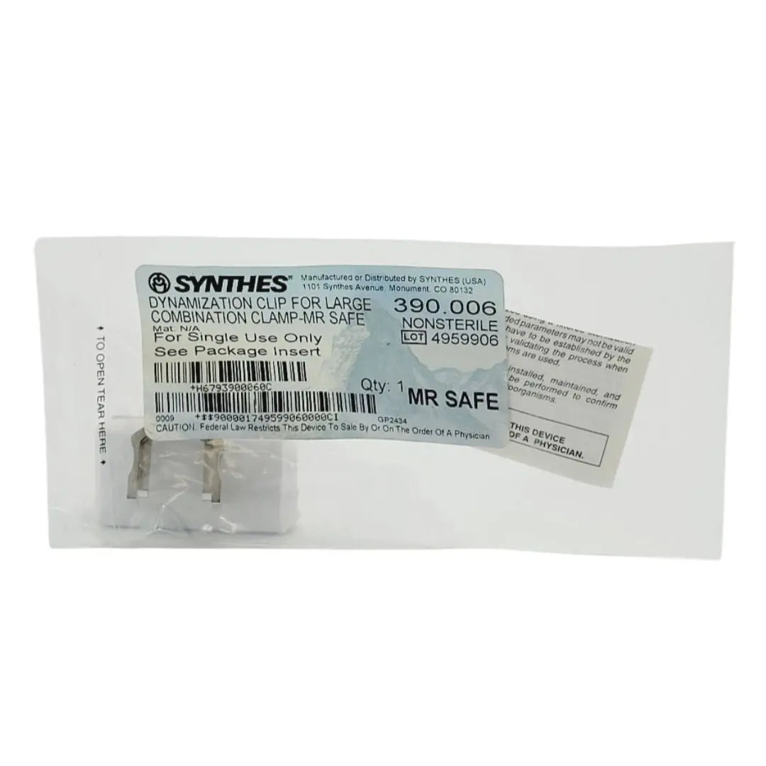 Synthes 390.006 Dynamization Clamp For Large Combination Clamp / MR Safe Synthes