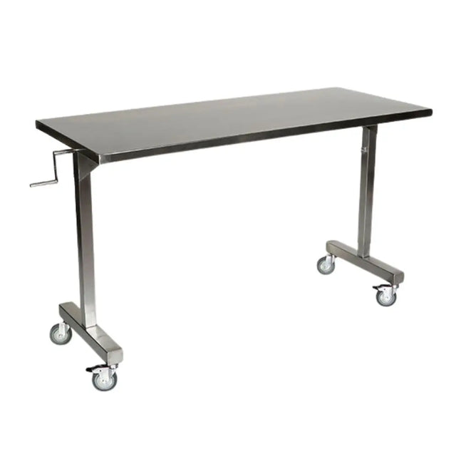 Midcentral Medical MCM-530/531/532/533/535 Height Adjustable SS Instrument Table Midcentral Medical
