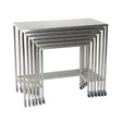 Midcentral Medical MCM-560 Set of 6 Stainless Steel Nesting Tables Midcentral Medical