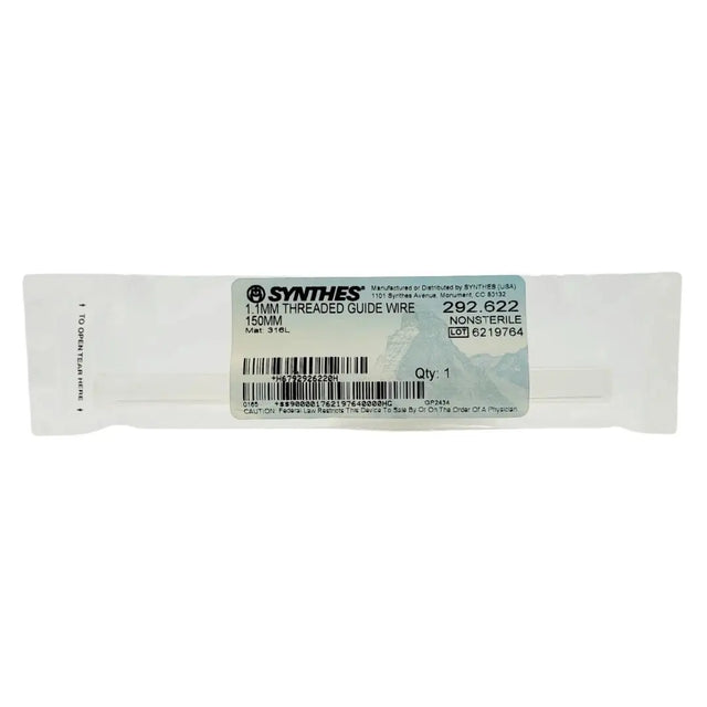 Synthes 292.622 1.1mm Threaded Guide Wire 150mm Synthes