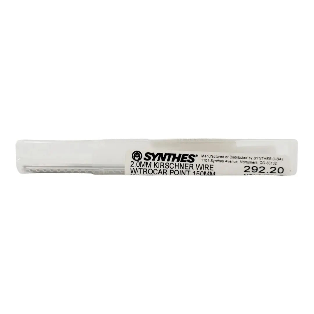 Synthes 292.20 2.0mm Kirschner Wire W/trocar Point 150mm Synthes