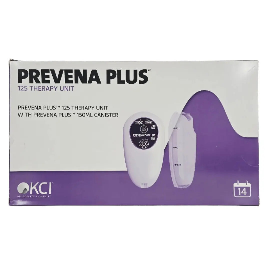 KCI PRE4010 Prevena Plus 125 Therapy Unit (14-DAY) w/ Prevena Plus 150mL Canister KCI