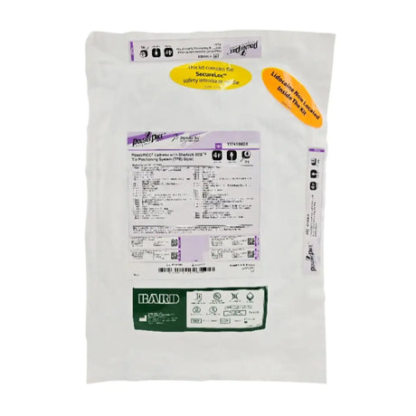 Bard 1174108D5 PowerPICC 4F Single-Lumen Catheter Placement Kit Max Barrier+ w/ Sherlock 3CG TPS Stylet Bard