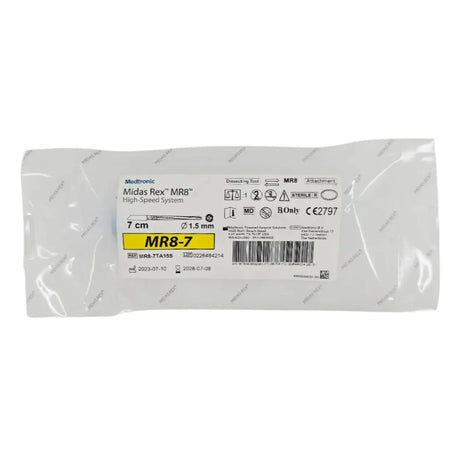 Medtronic MR8-7TA15S Midas Rex MR8-7 MR8 High Speed System Bur Attachment 7cm x 1.5mm Dissecting Tool Medtronic