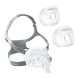 Philips 1090670 Respironics Amara View Full Face Mask FitPack w/ Headgear Small Medium Large Cushions Philips