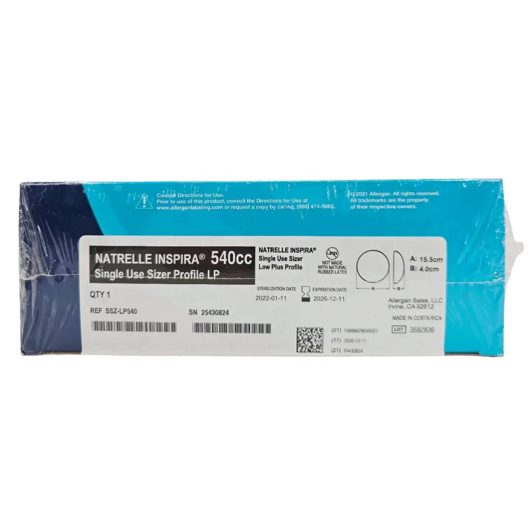 アリ SSZ-LP540 Allergan NATRELLE INSPIRA Single Use Sizer Low Plus