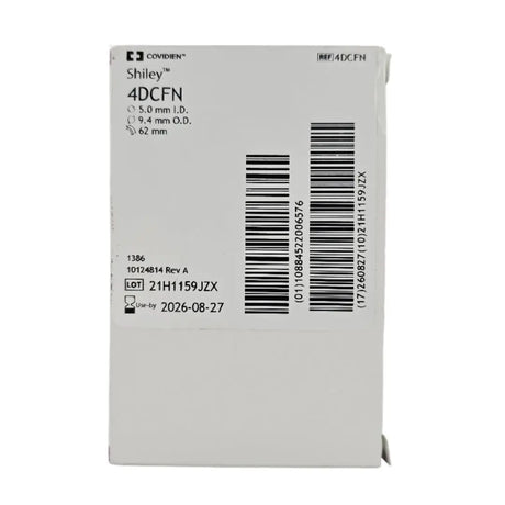 Covidien 4DCFN Shiley Tracheostomy Tube Cuffless w/ Disposable Inner Cannula Fenestrated Covidien