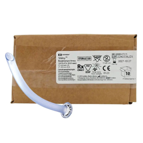 Covidien 8888247015 Shiley Nasopharyngeal Airway 24Fr/Ch (8.0mm) CS/10 Covidien