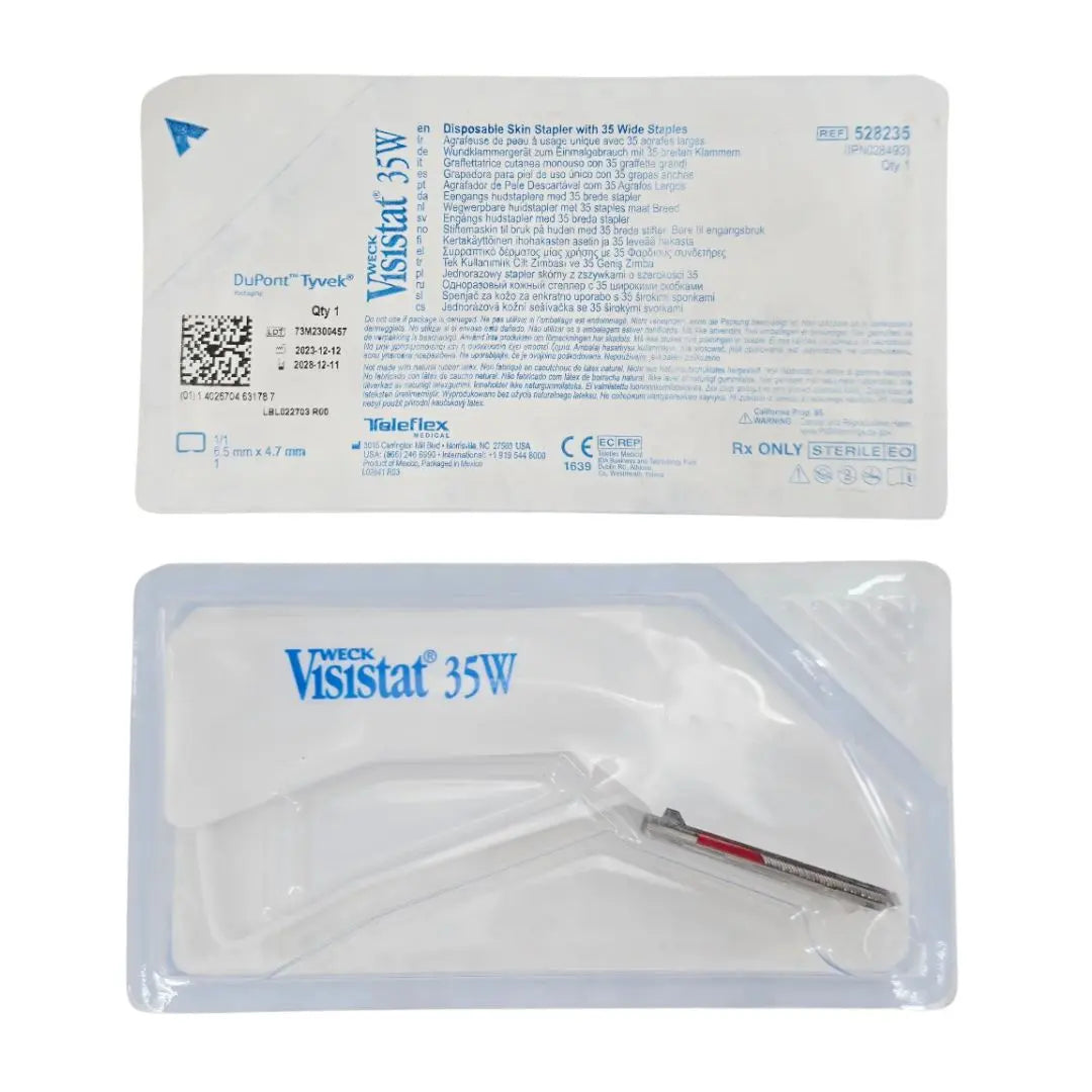 Teleflex Weck 528235 Vistat 35W Disposable Skin Stapler w/ 35 Wide Staples Teleflex Weck