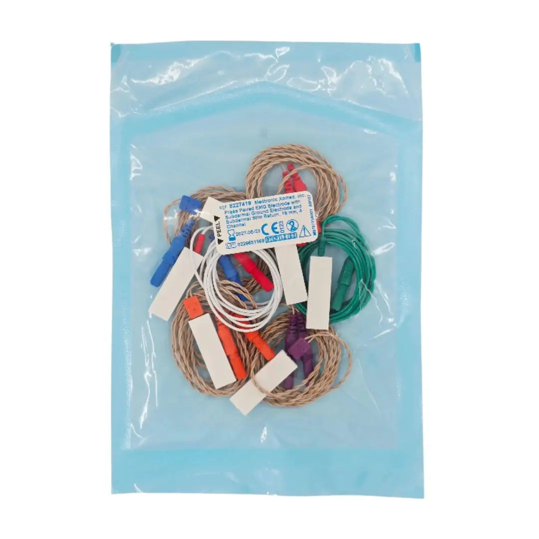 8227419 Medtronic Xomed Prass Paired EMG Electrode w/ Small Hub 4