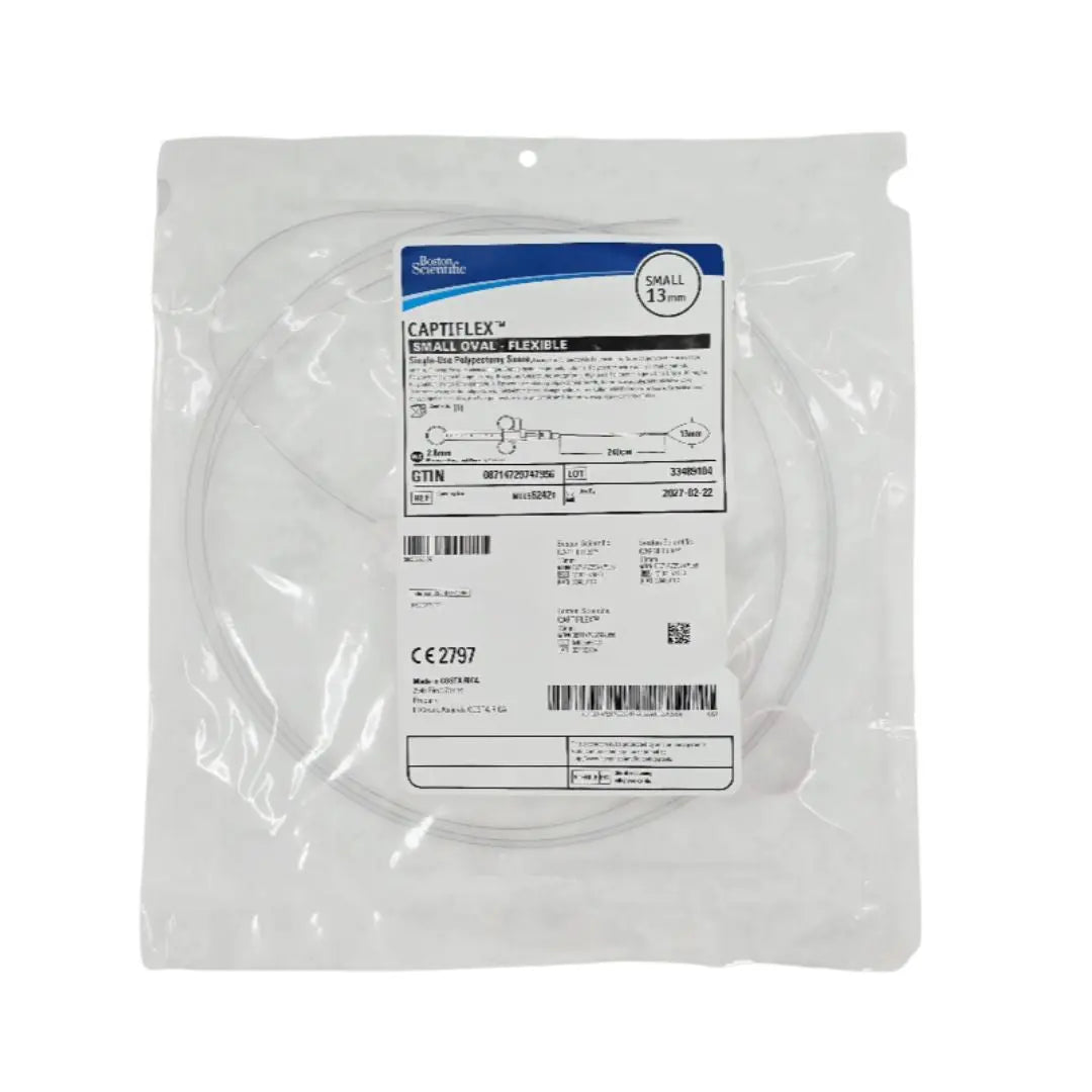 Boston Scientific M00562420 CAPTIFLEX Single-Use Polypectomy Snare Small Oval Flexible 13mm Boston Scientific