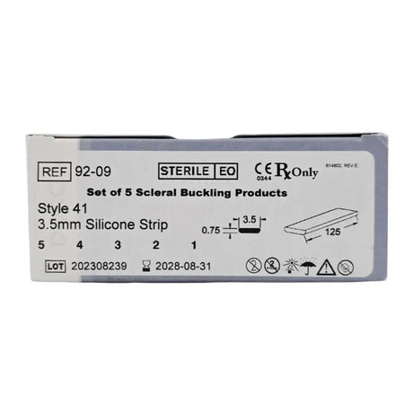 DORC 92-09 Scleral Buckling Products 3.5mm Silicone Strip Style 41 Set of 5 DORC