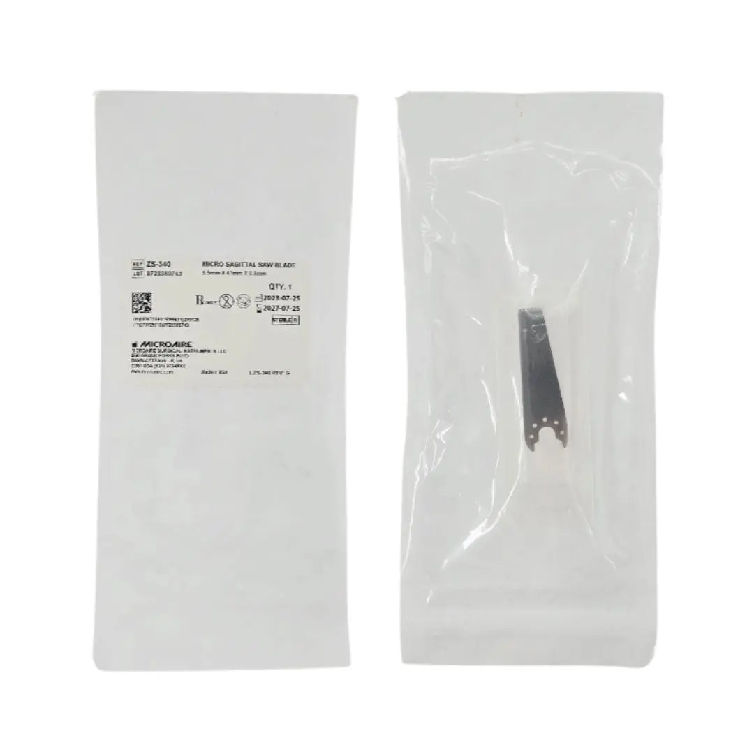 MicroAire ZS-340 Micro Sagittal Saw Blade 9.5mm x 41mm x 0.5mm MicroAire