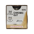 Ethicon 634G 5-0 CHROMIC GUT Naturally BROWN 1X27" FS-2 19mm BX/12 Ethicon