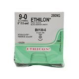 Ethicon 2809G ETHILON 9-0 Black 1X5" BV130-5 6.5mm BX/12 Ethicon