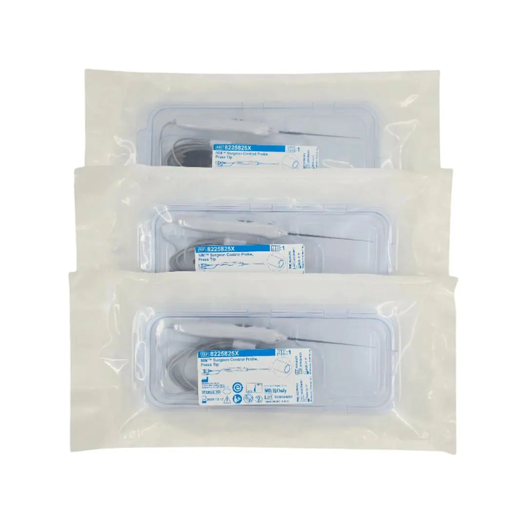 8225825X Medtronic NIM Surgeon Control Probe Prass Tip PK/3