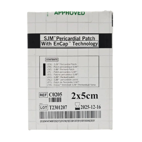 Abbott C0205 SJM Pericardial Patch w/ EnCap Technology 2x5cm 1/EA Abbott